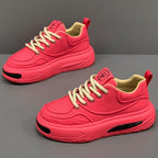 Neon Blush Chunky Platform Sneakers